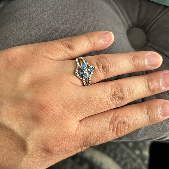 Fashion ring. Stainless steel and cubic zirconia - Picture 6 of 6